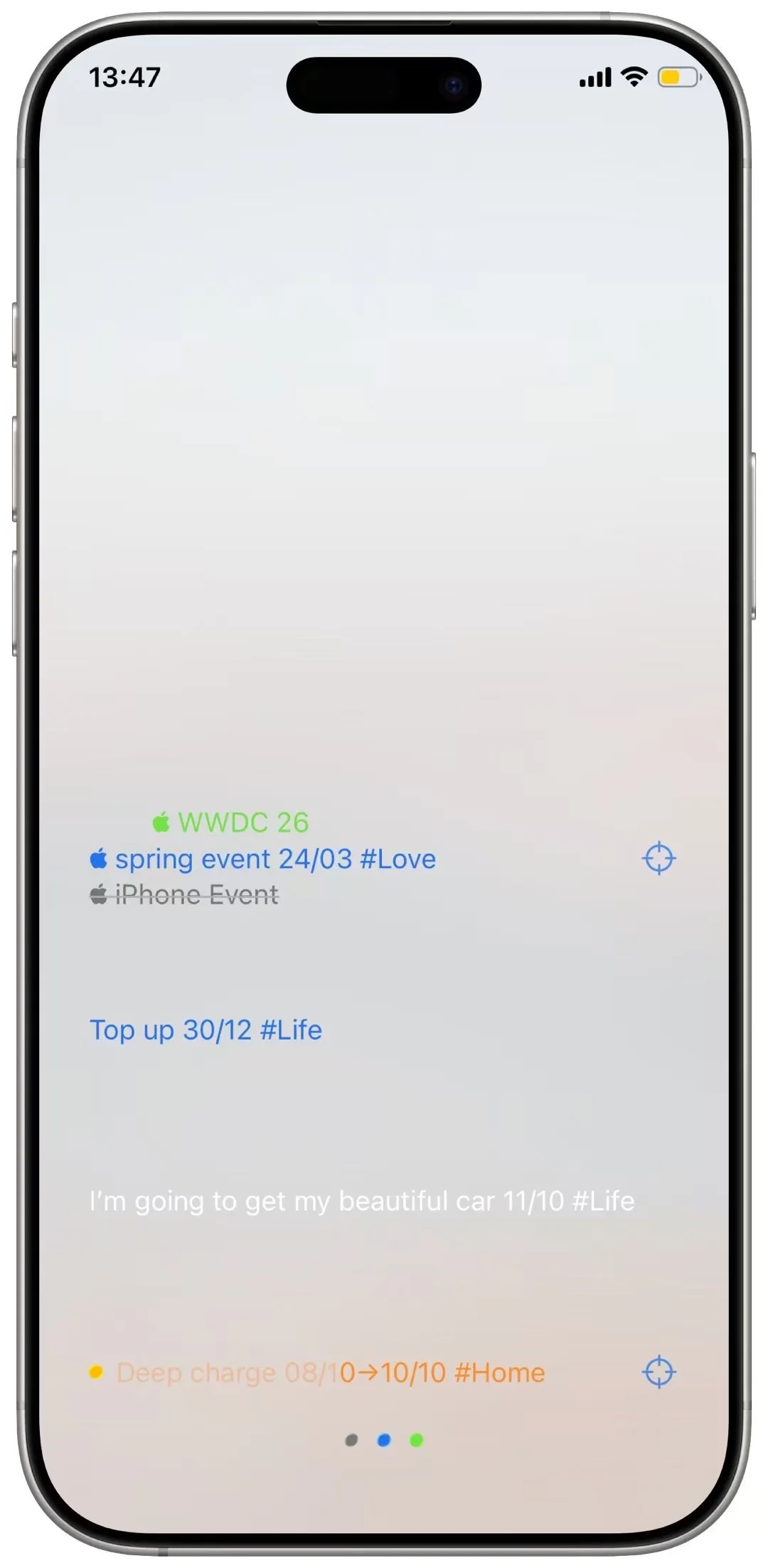 开发了款iOS 26极简待办事项App