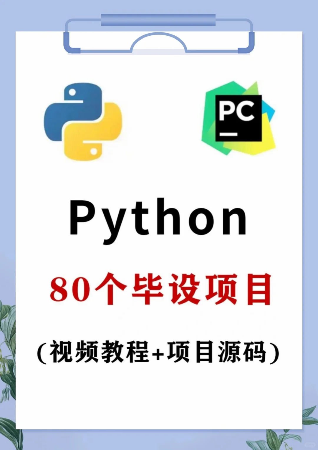 一周练完的80个Python项目！附源码！