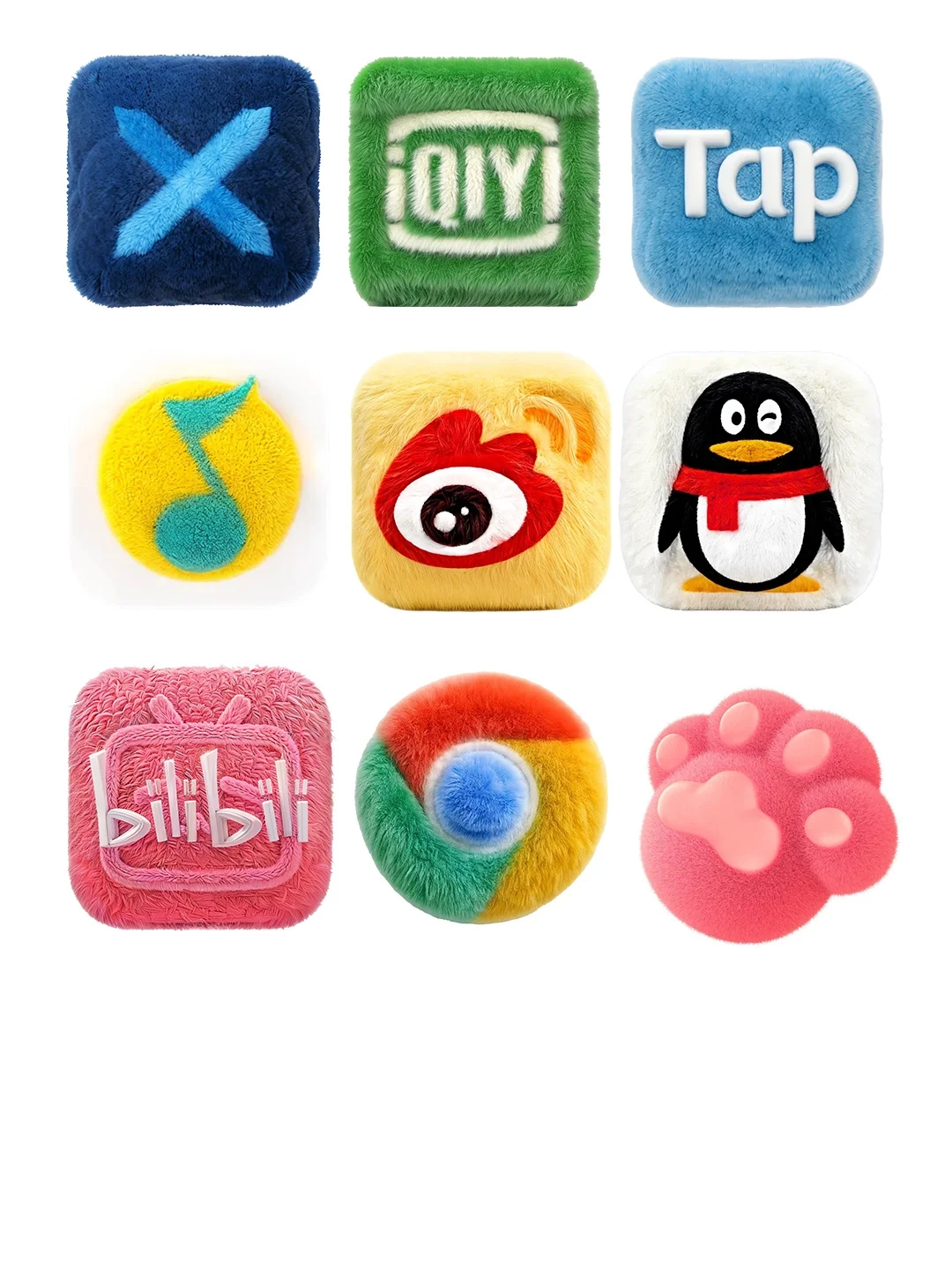 毛绒图标大合集