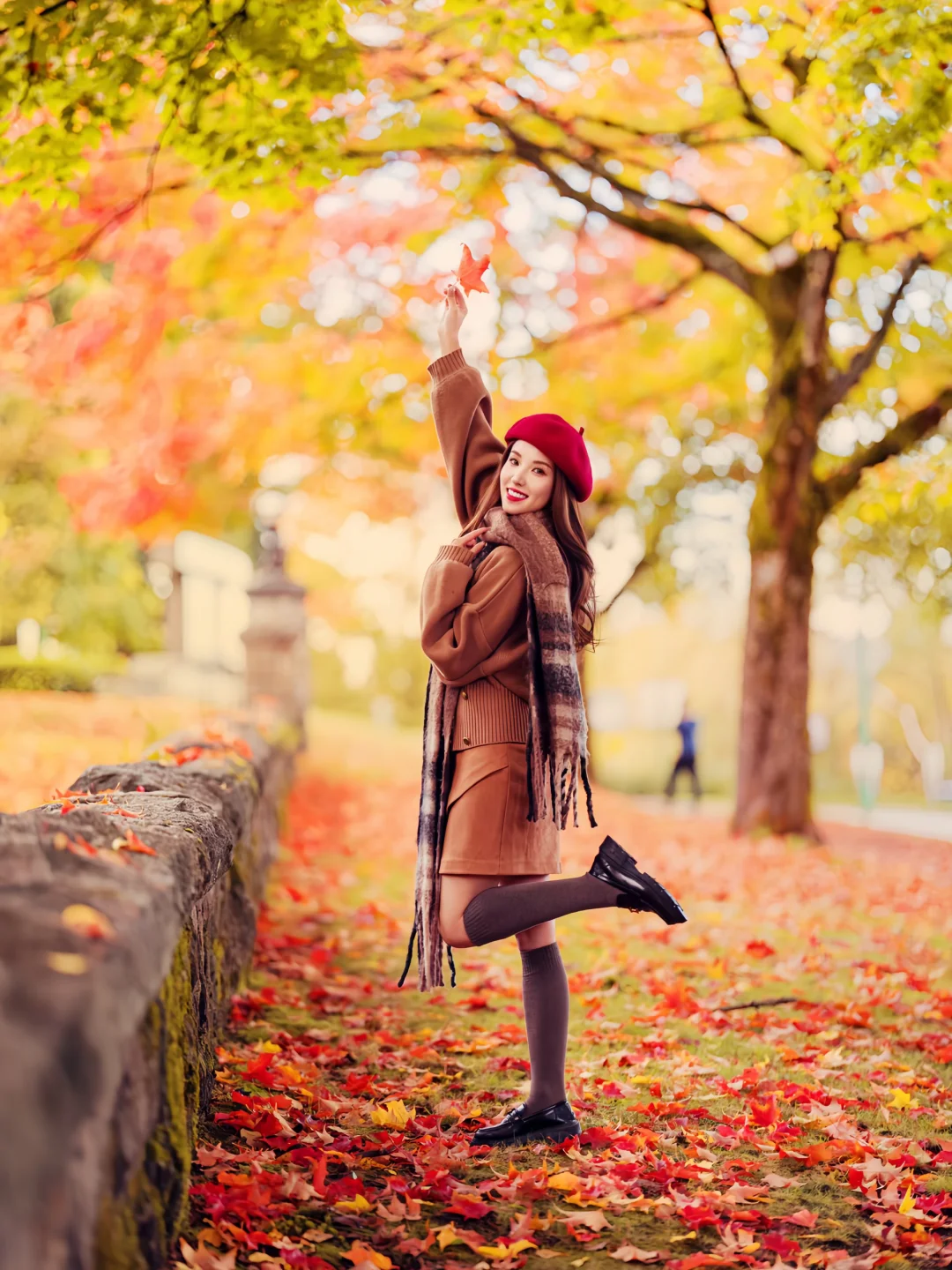 希望这个秋天，好运和枫叶一样不期而至🍁