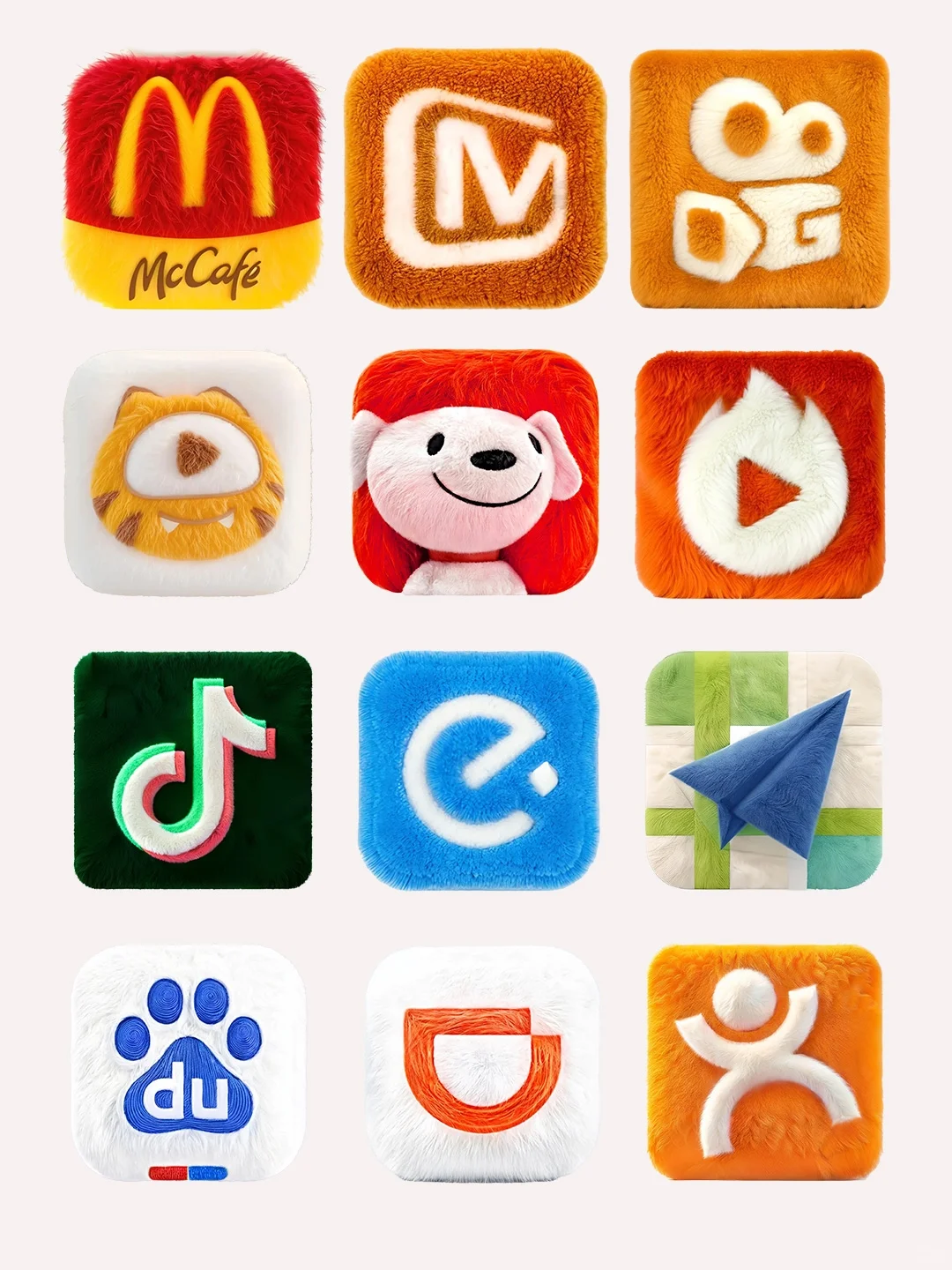 毛绒图标大合集