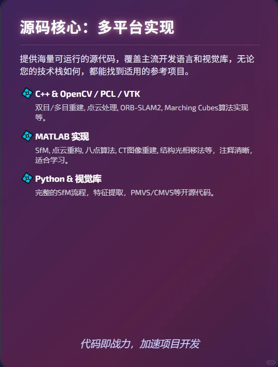 🤯3D重建开发者福音！从入门到大神，源码