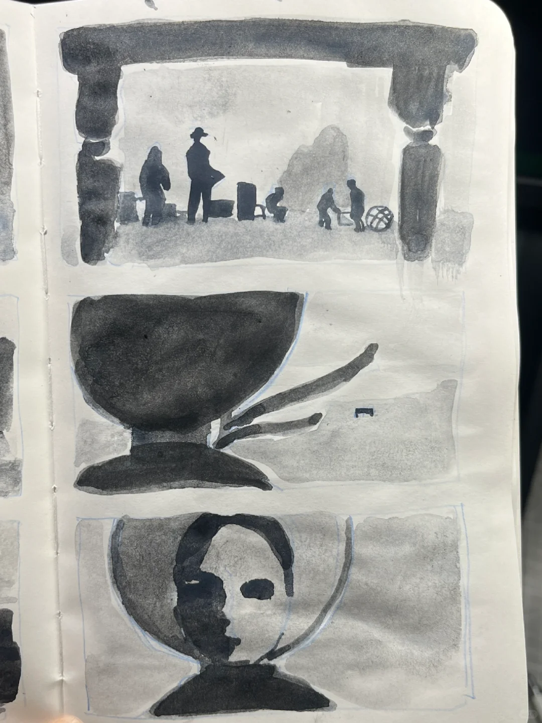 【每周画电影】来自《钢琴课》