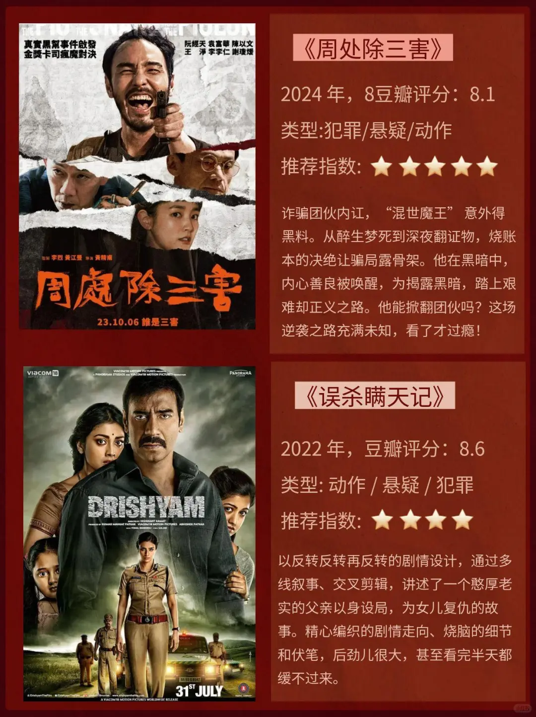 烧脑！8部人生必看高分悬疑神作反转不断