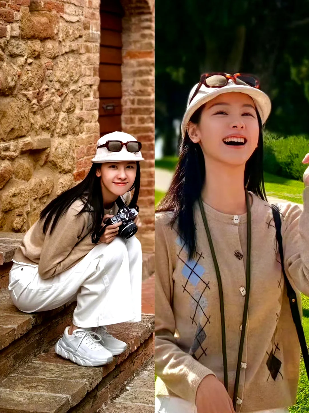 陈都灵发了23张国外旅游照，好鲜活的生命力