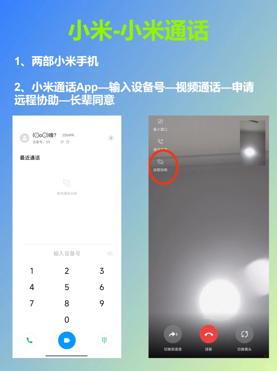 远程教父母用手机