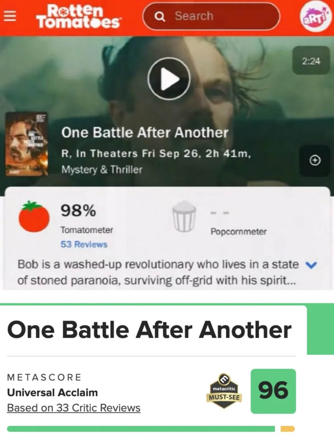 据说，斯皮尔伯格三刷这部电影。