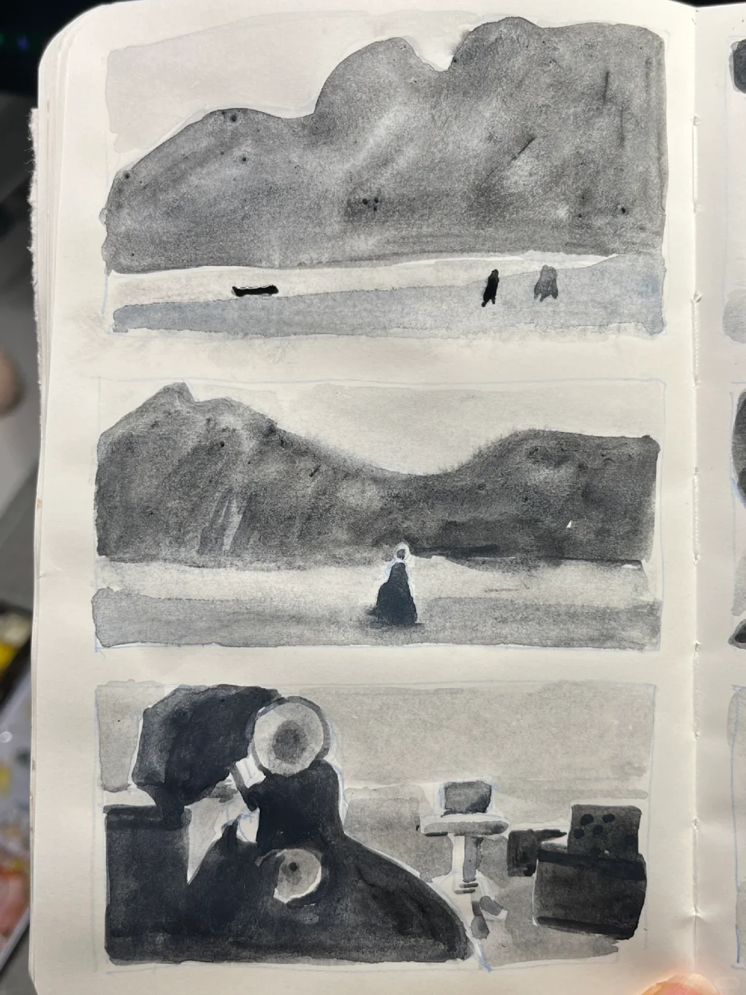 【每周画电影】来自《钢琴课》