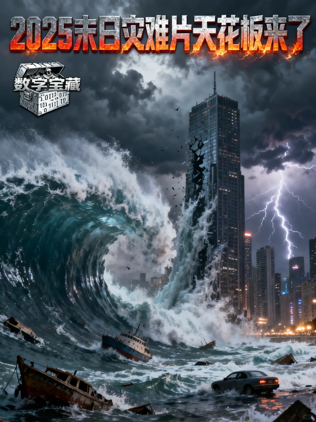 🌊网飞杀疯了！《巨洪》窒息感隔着屏幕压过来