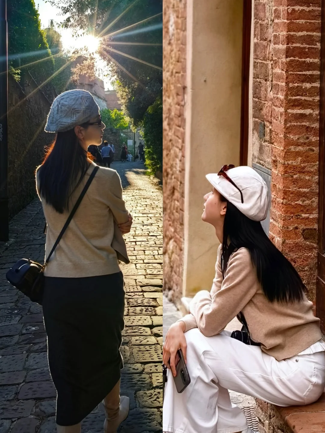 陈都灵发了23张国外旅游照，好鲜活的生命力