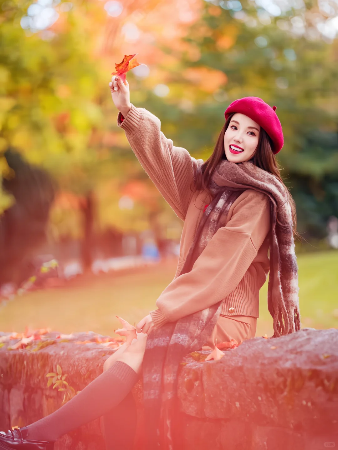 希望这个秋天，好运和枫叶一样不期而至🍁