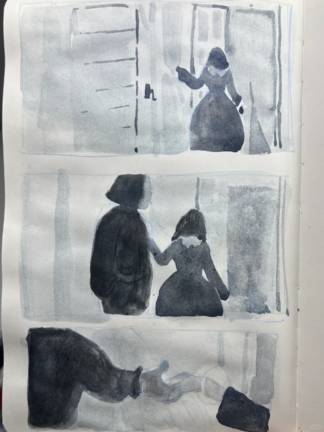 【每周画电影】来自《钢琴课》