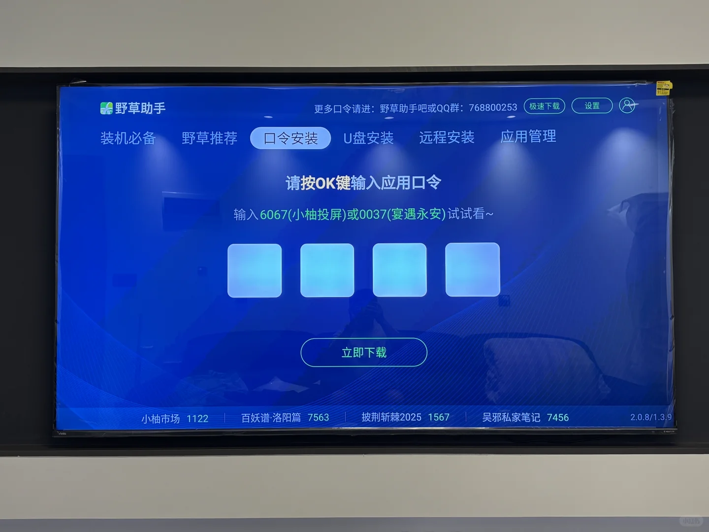 野草助手真牛👍vidda电视