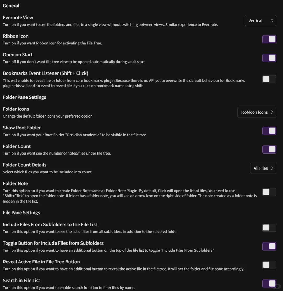 obsdian文件管理插件