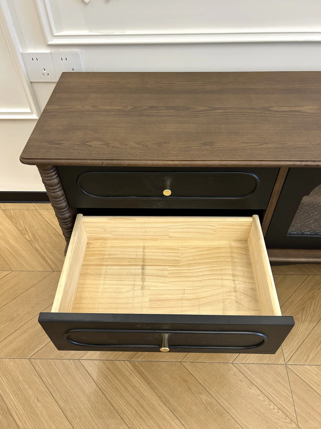 法式复古｜💰1k➕电视柜安装完成✅（附尺寸图）