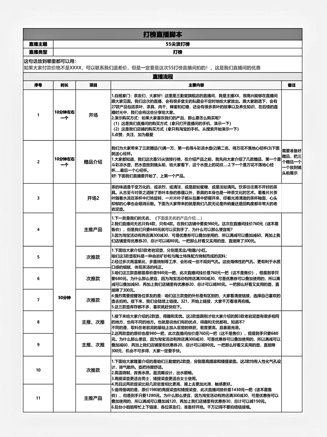金牌主播的直播打榜脚本不慎泄露，低调拿！