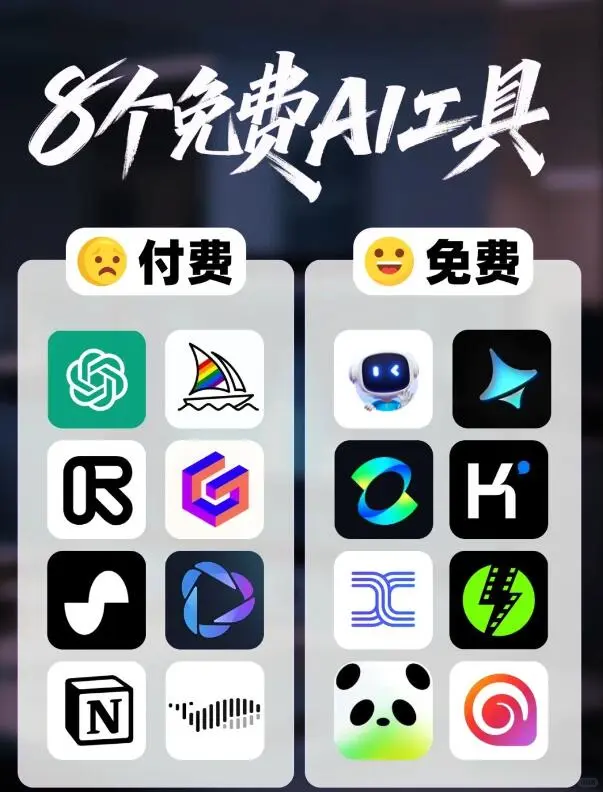 付费AI工具太贵啦这8个免费AI工具帮你省钱