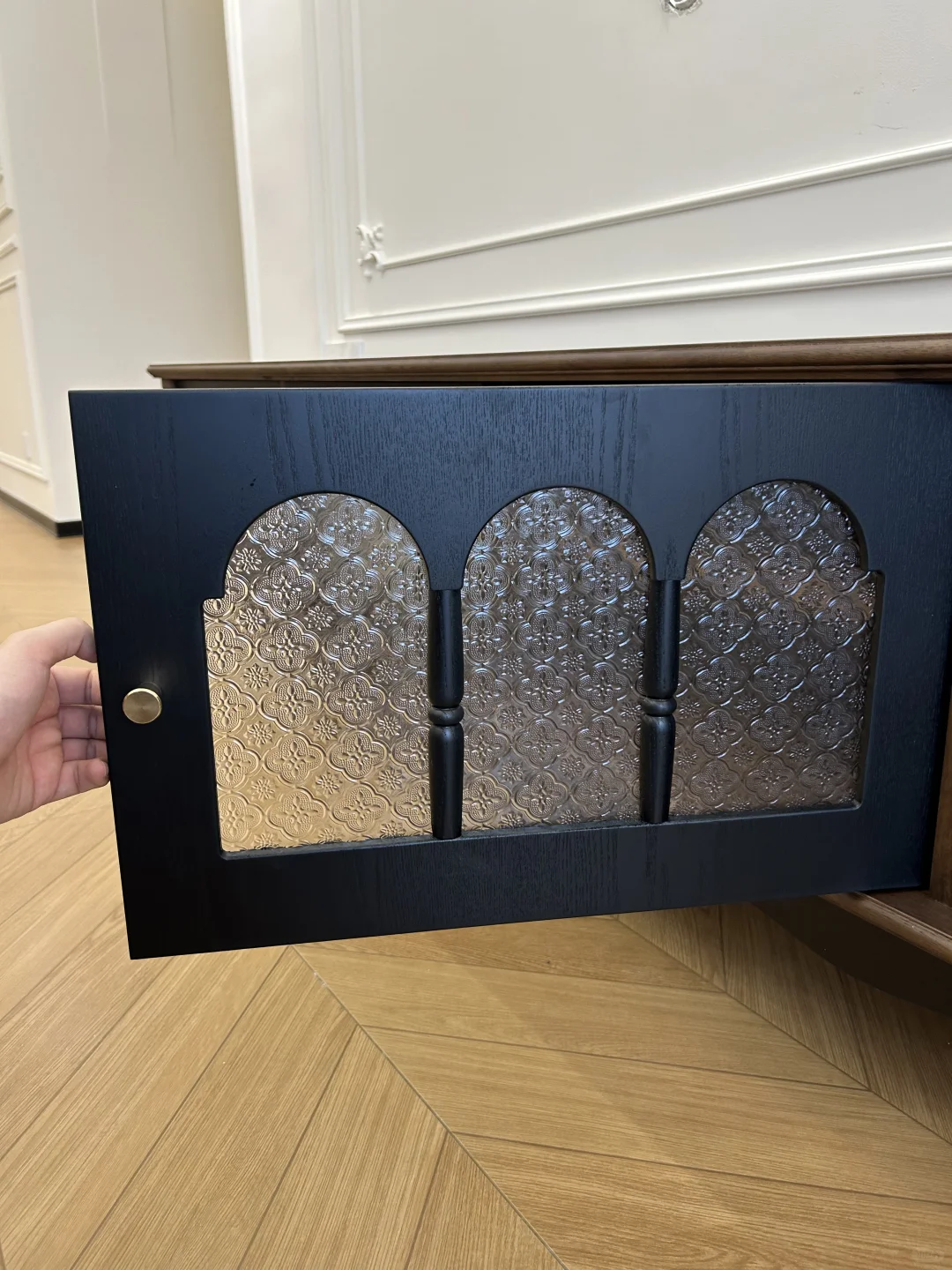 法式复古｜💰1k➕电视柜安装完成✅（附尺寸图）