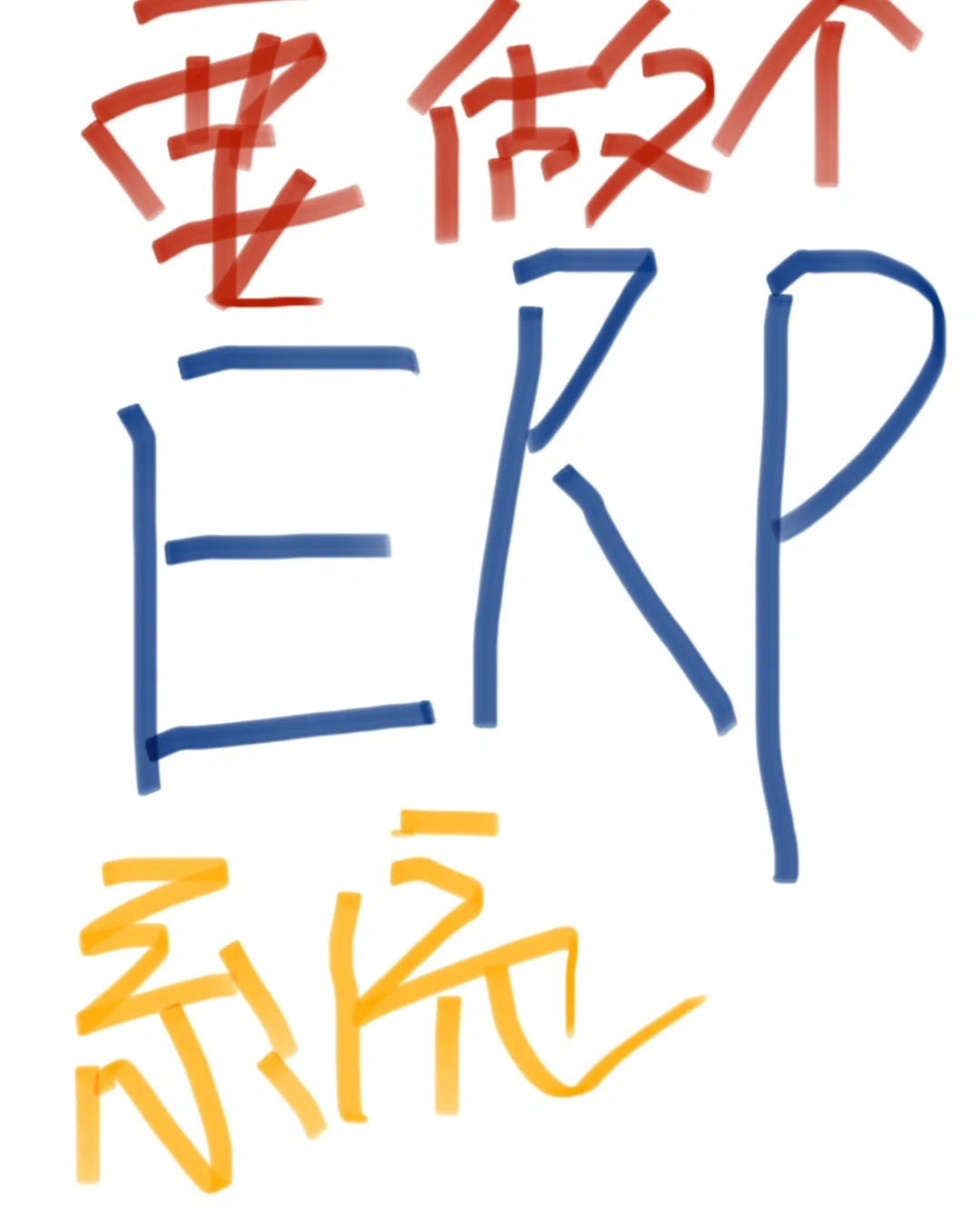 领导下命令了，做ERP系统
