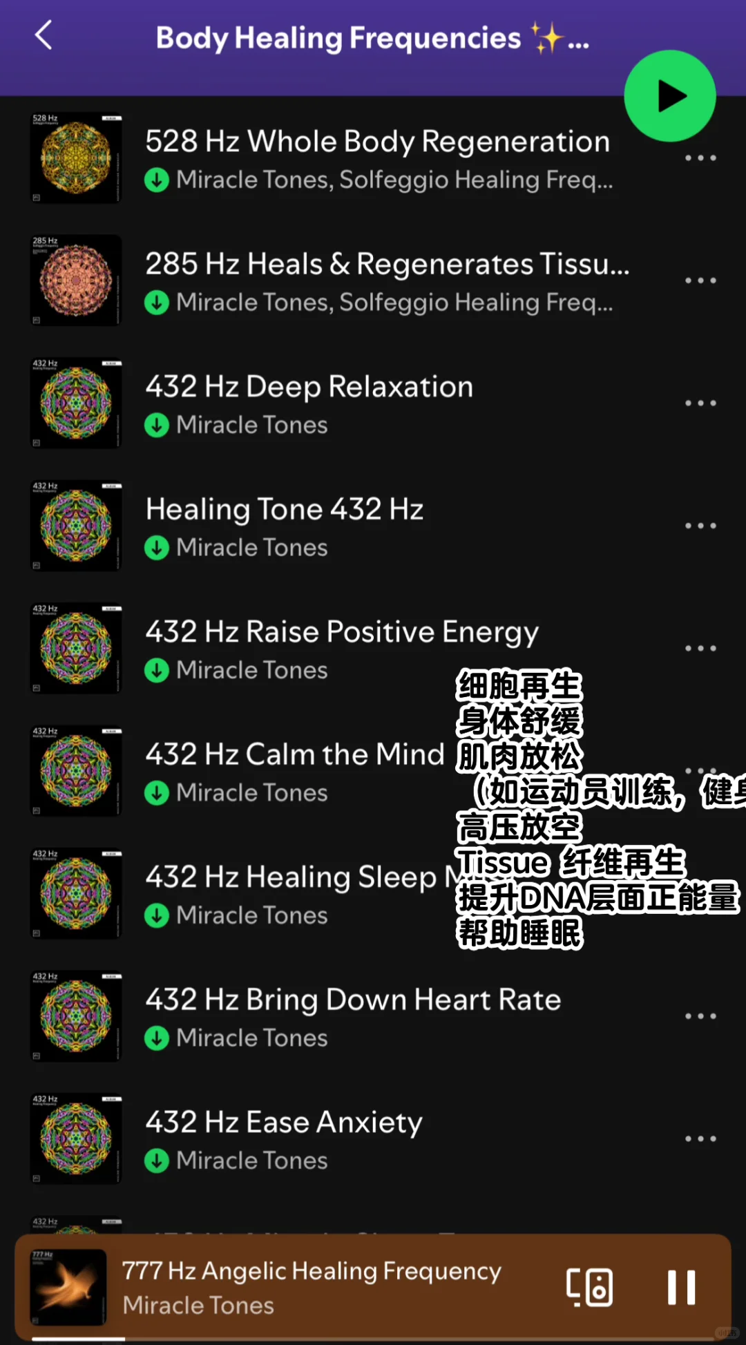 大家催更的量子频率音乐LIST来啦🎵