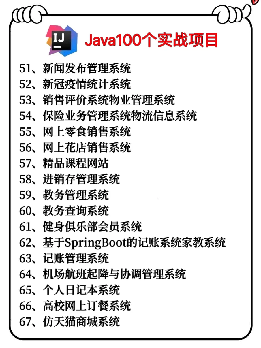 一周练完这102个项目，你的Java就🐮了！