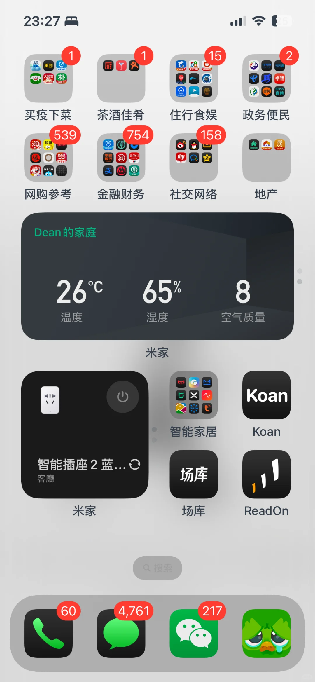 iOS 毛玻璃系统 桌面排版 小组件 app整理