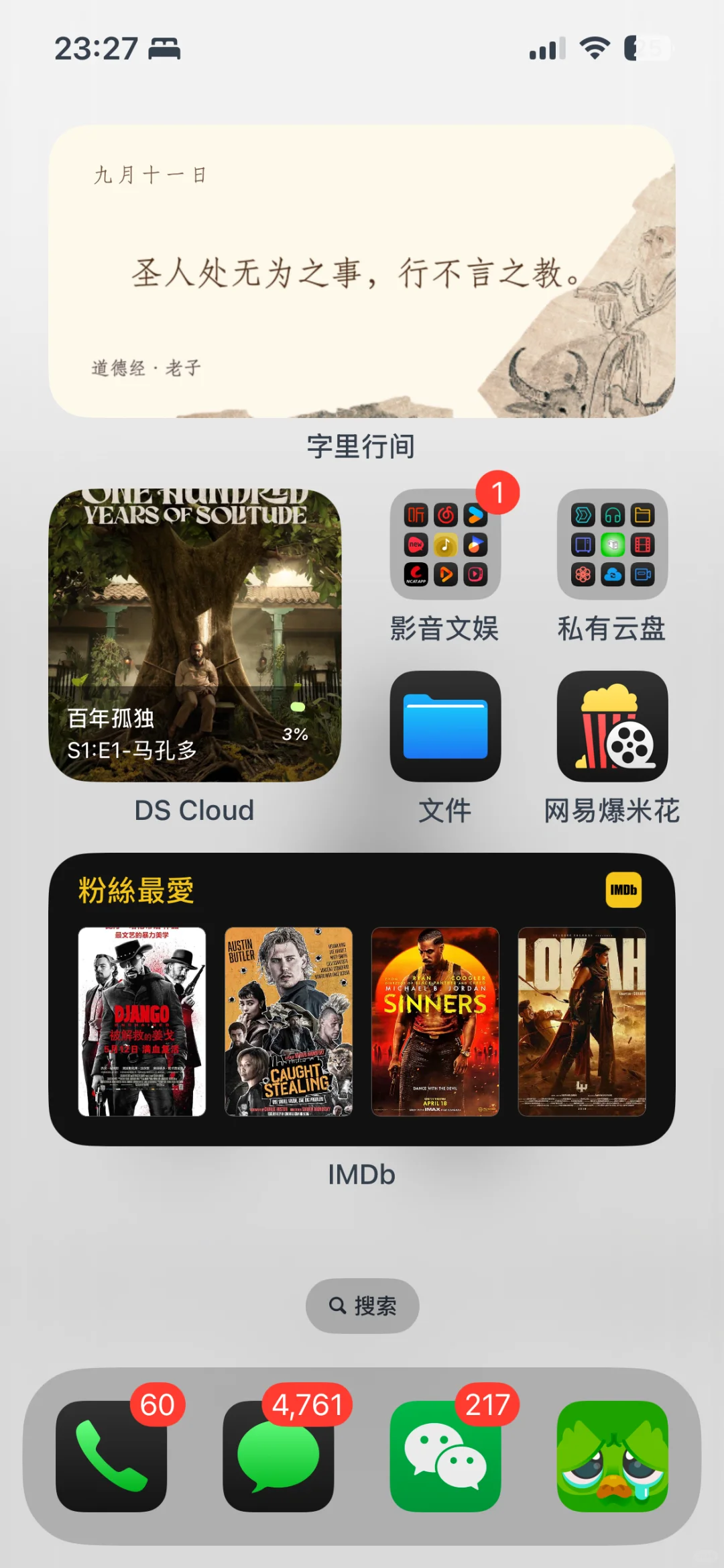 iOS 毛玻璃系统 桌面排版 小组件 app整理