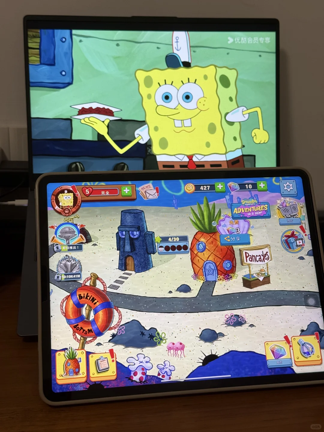 没有比海绵宝宝更好玩的游戏，通宵玩了3天
