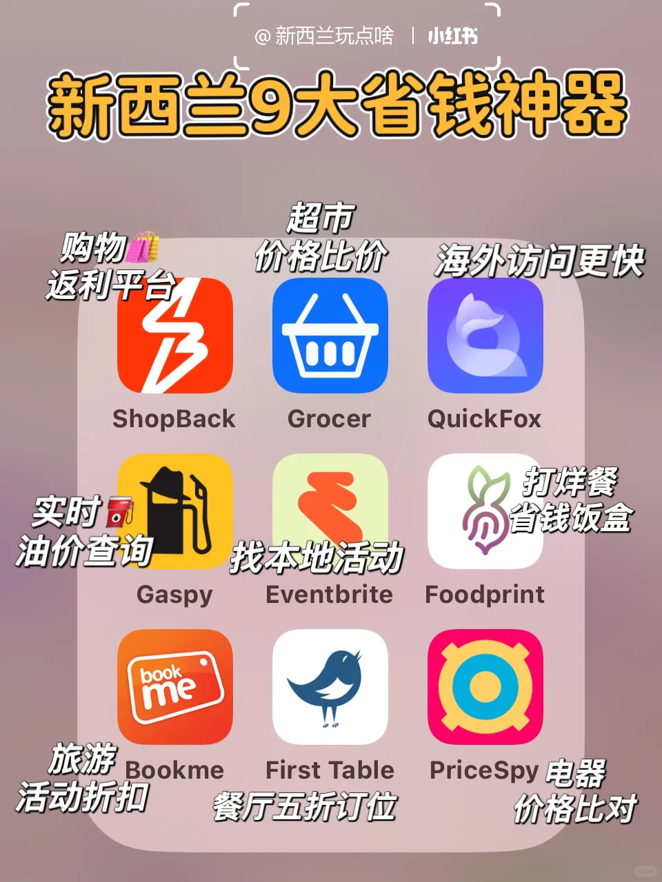 新西兰生活省钱必备APP｜吃喝玩乐买菜加油