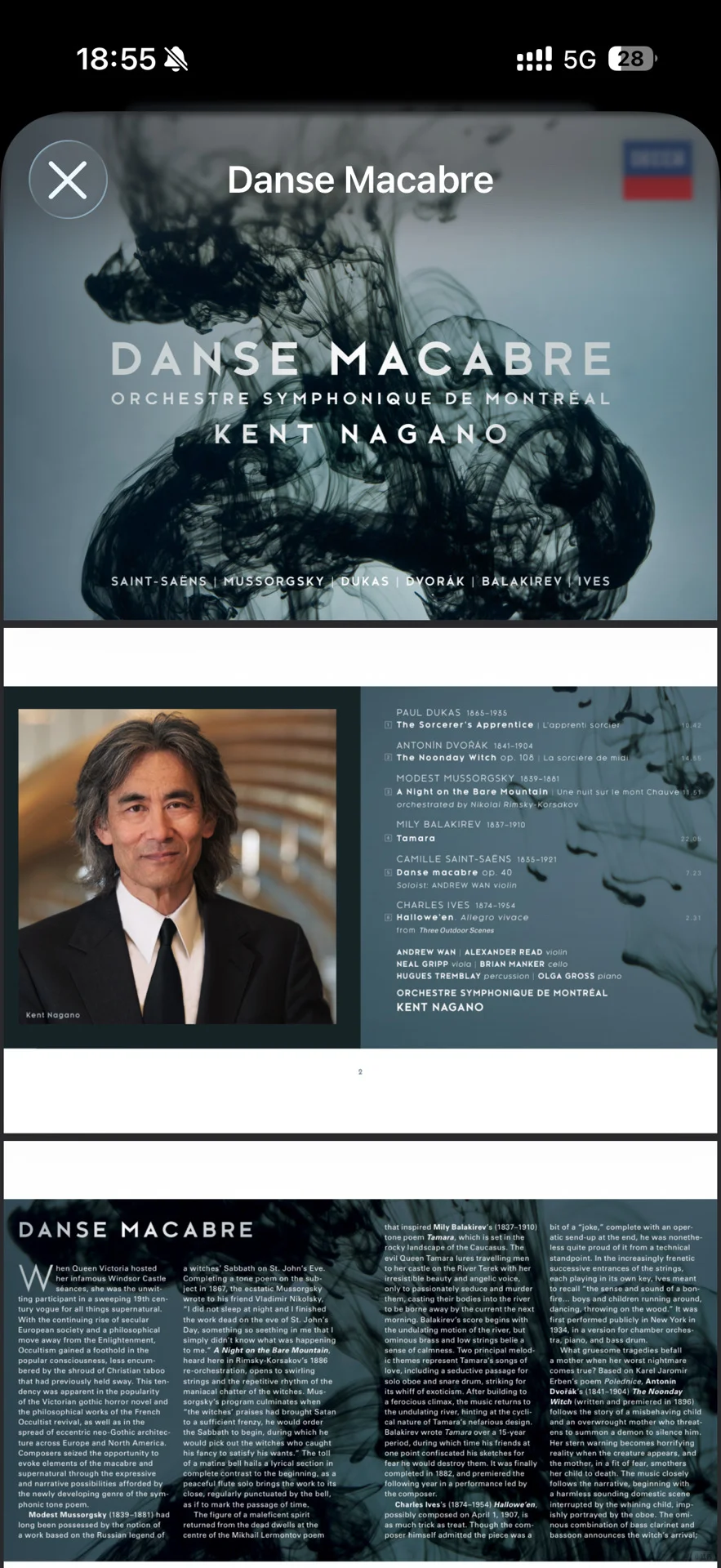 近期注意到Apple 古典音乐App的变化