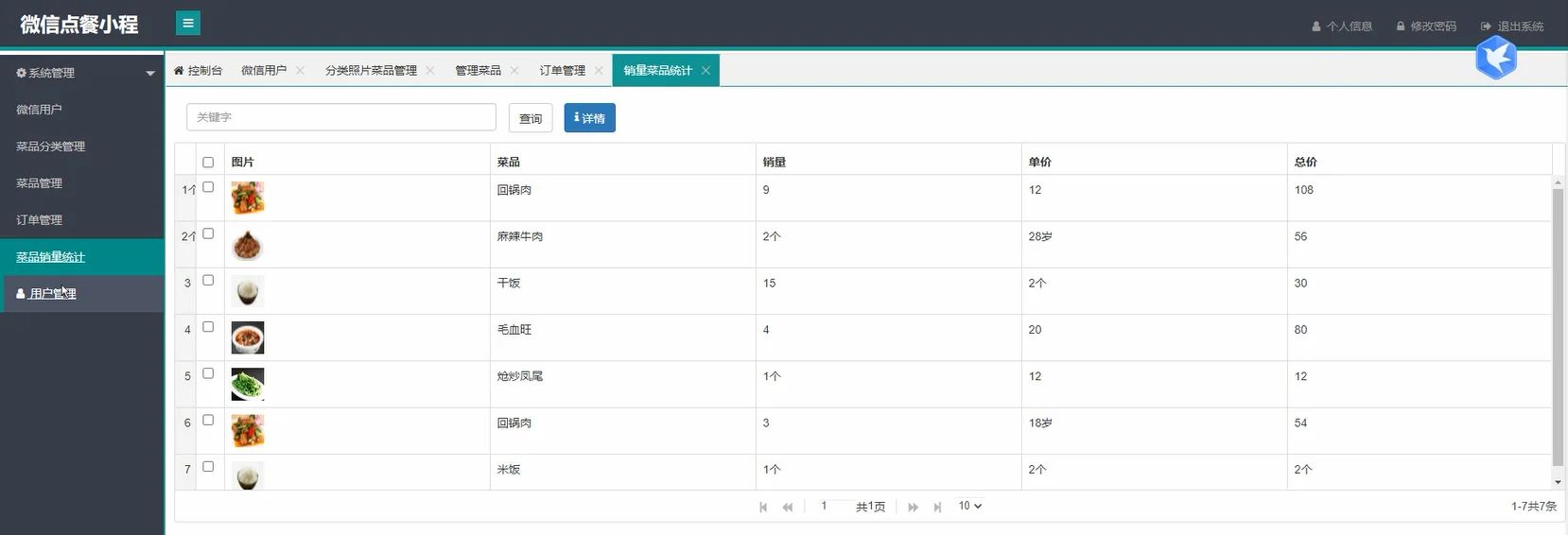 微信点餐小程序源码 订餐小程序 源代码