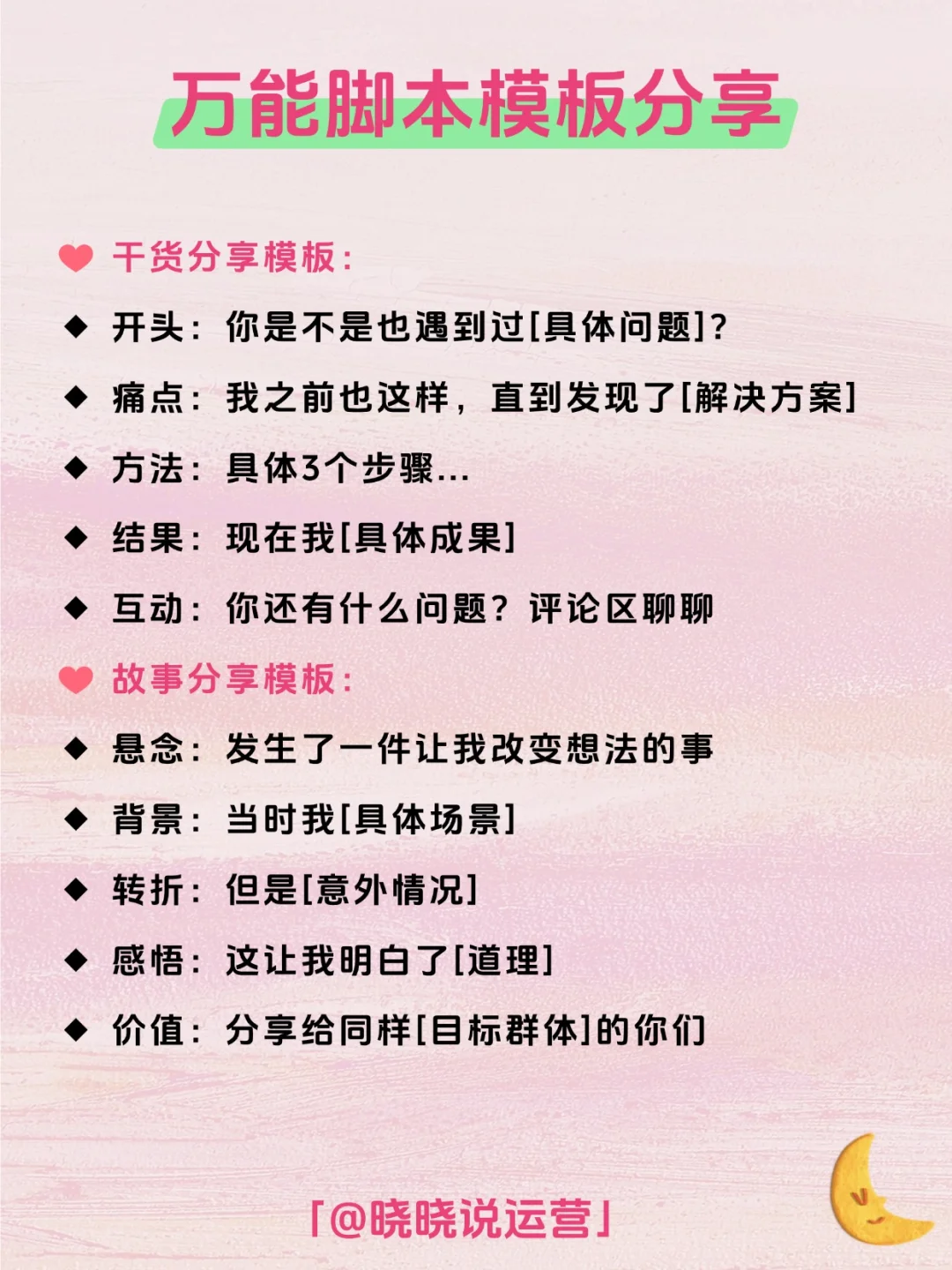 每日拆解一个运营知识——脚本