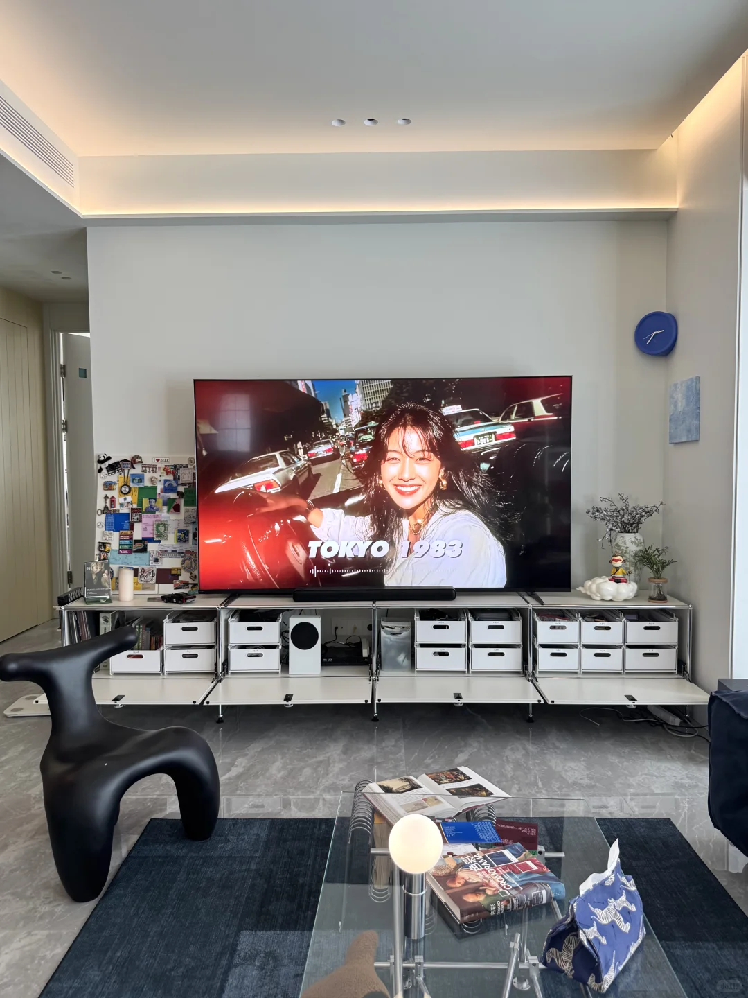 USM电视柜的收纳，算是给我玩儿明白了💡