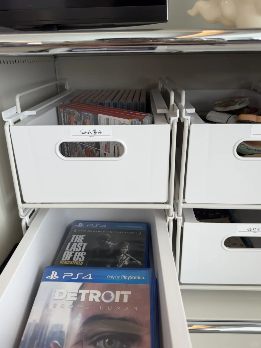 USM电视柜的收纳，算是给我玩儿明白了💡