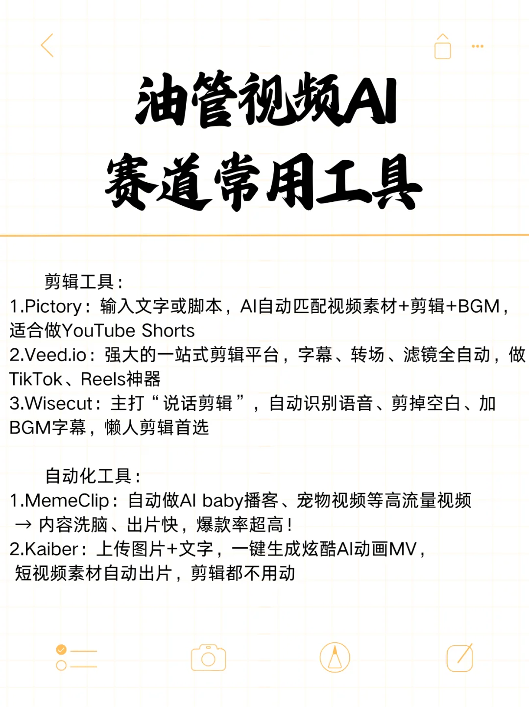YouTube博主必备：全自动AI创作工具推荐✅