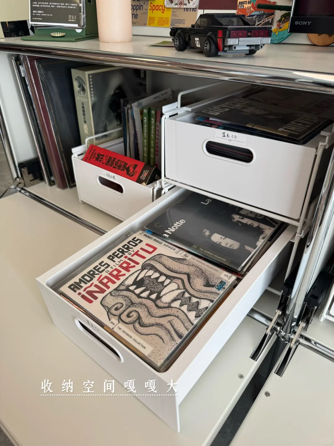 USM电视柜的收纳，算是给我玩儿明白了💡