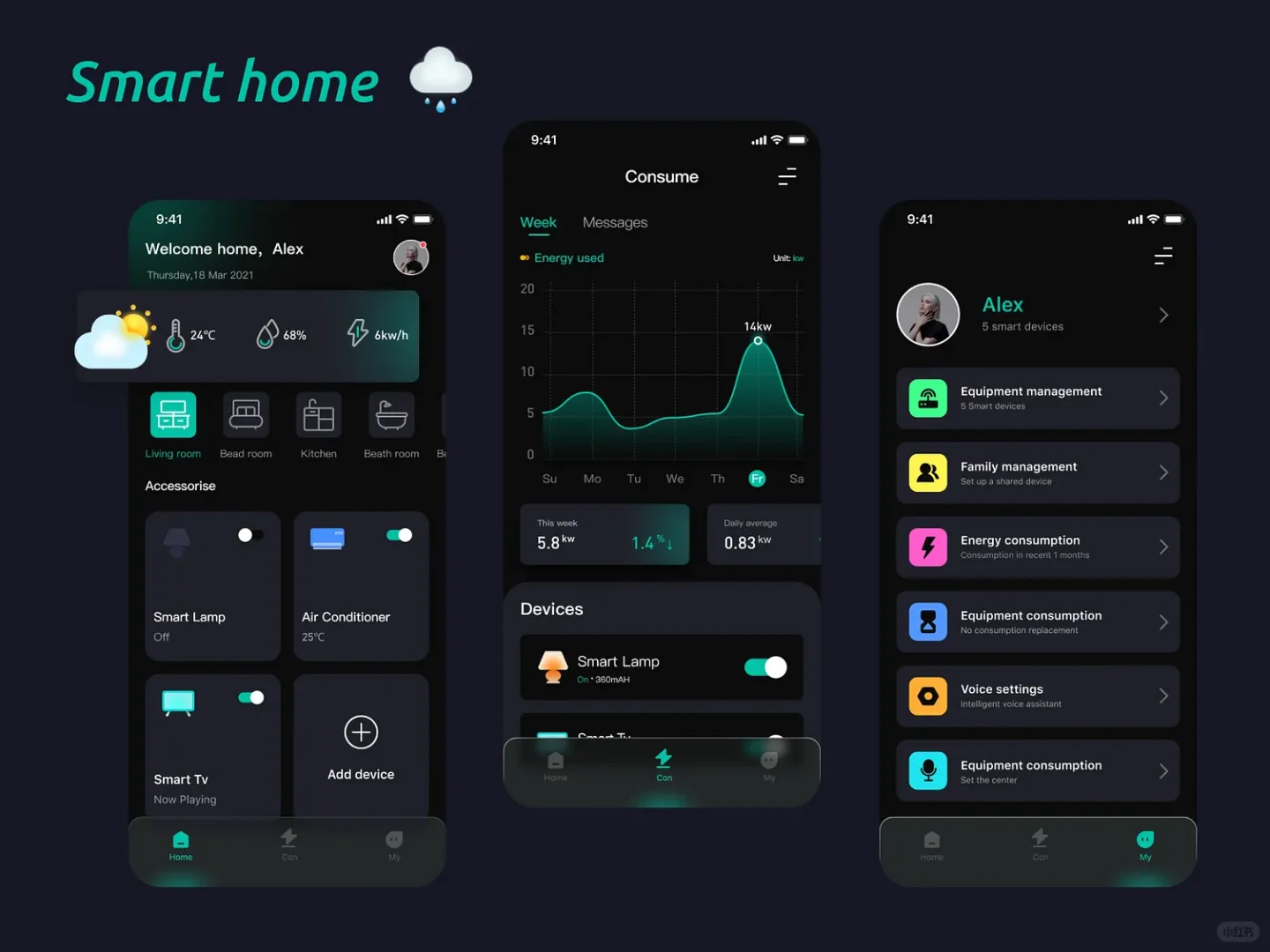 月儿的设计日记｜智能家居APP「15」