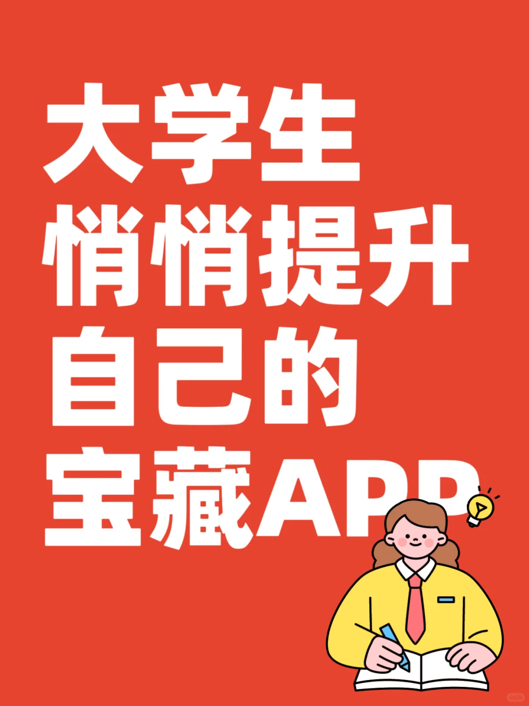 大学生悄悄提升自己的宝藏APP