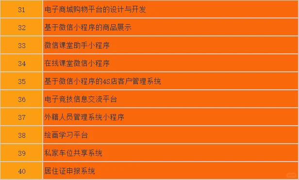 小程序项目拿走直接用，无偿！！