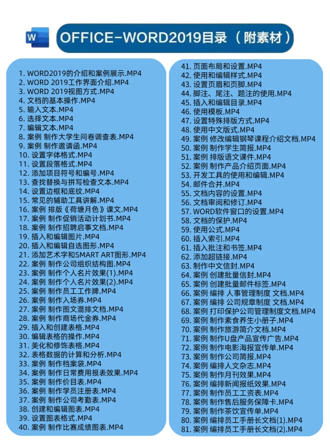 拒绝摆烂|零基础学会office三大软件课程