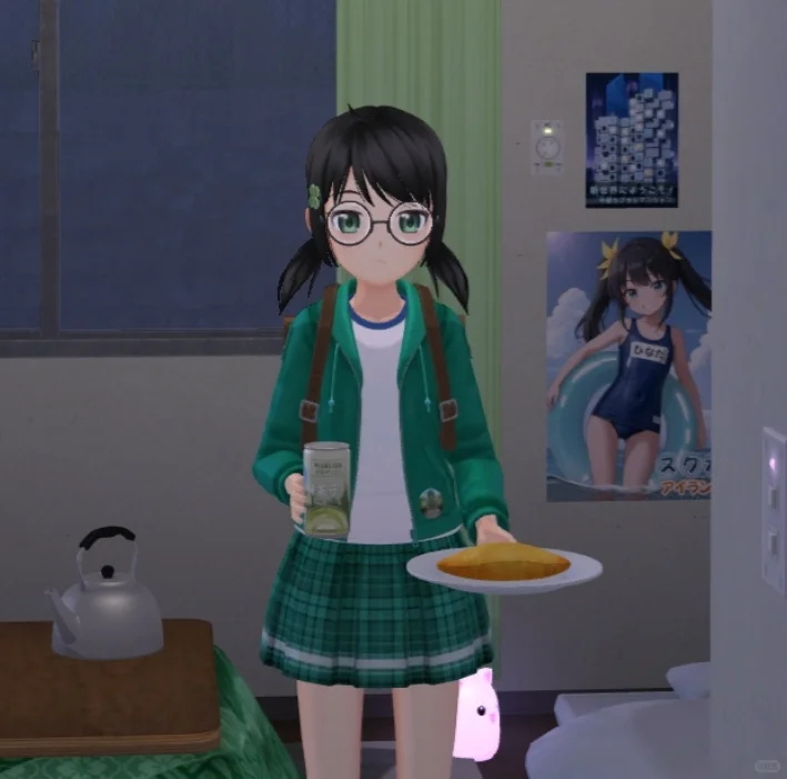 可以做饭的古早味萌萌游戏🍱😳