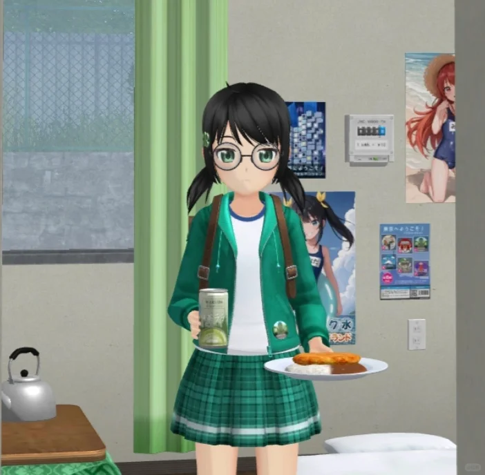 可以做饭的古早味萌萌游戏🍱😳