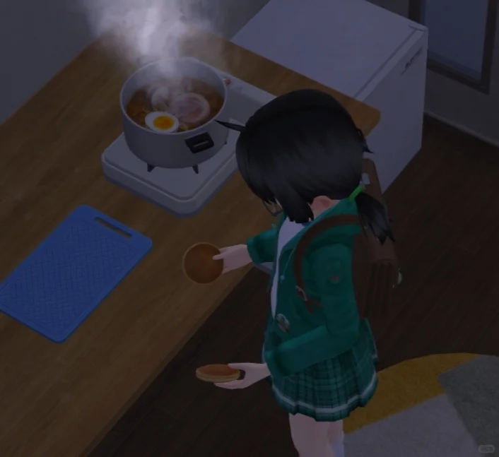 可以做饭的古早味萌萌游戏🍱😳