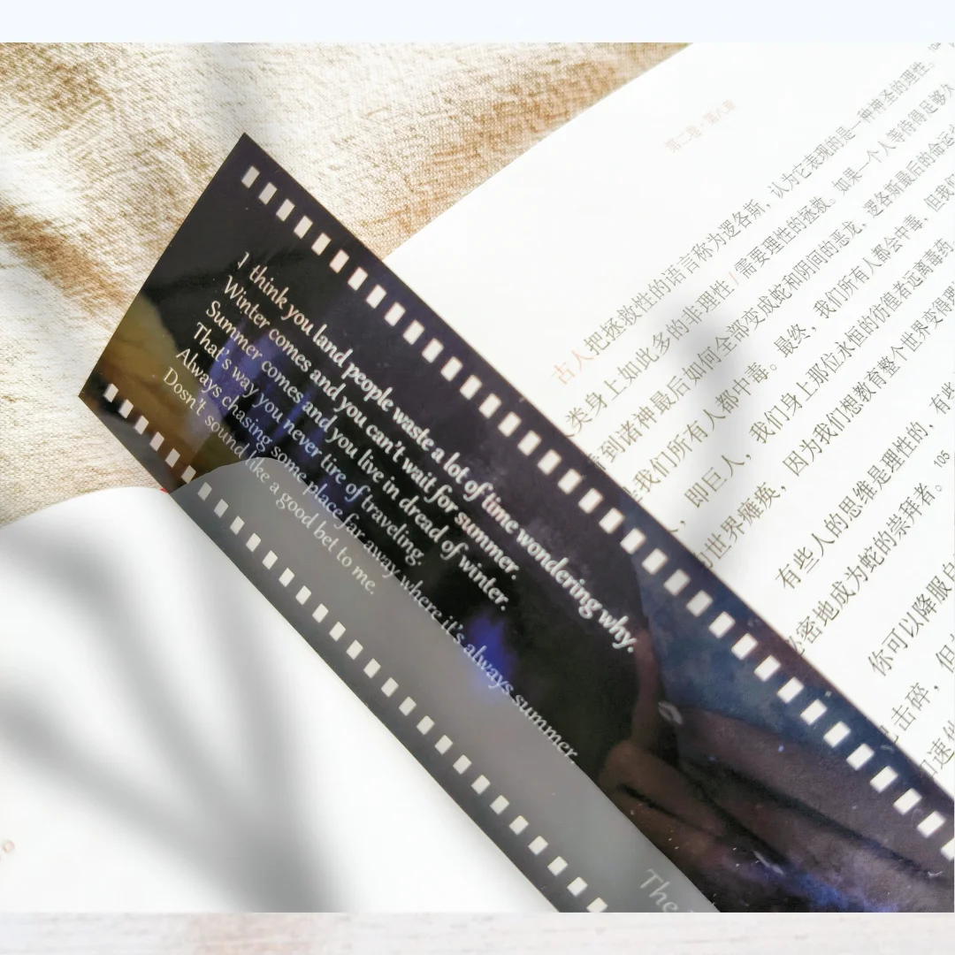 《海上钢琴师》胶片书签|做一个执拗的人