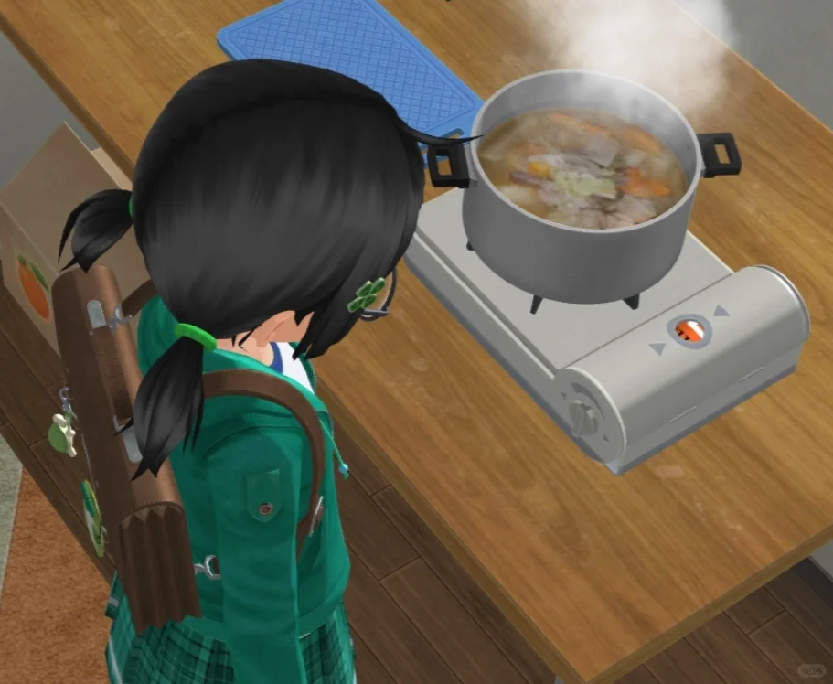 可以做饭的古早味萌萌游戏🍱😳