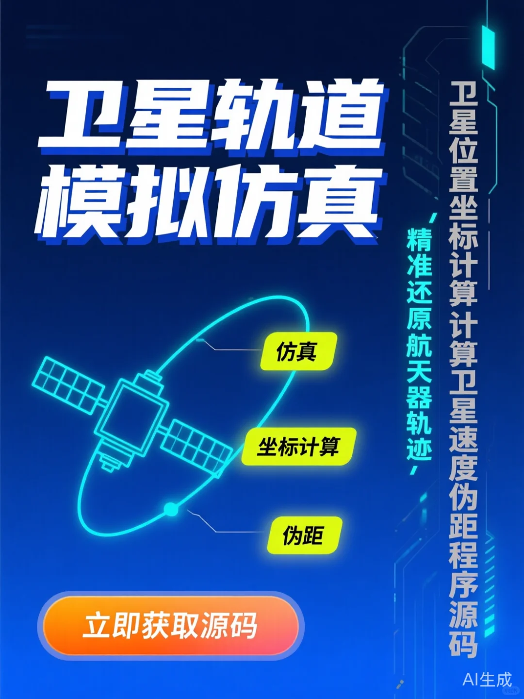 卫星轨道模拟攻略|源码计算秘籍