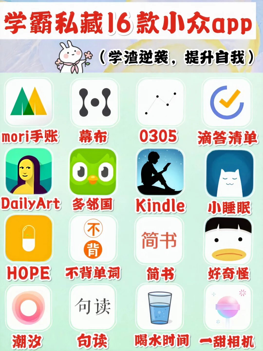 16款学霸私藏app✔️玩手机也能轻松变学霸‼️