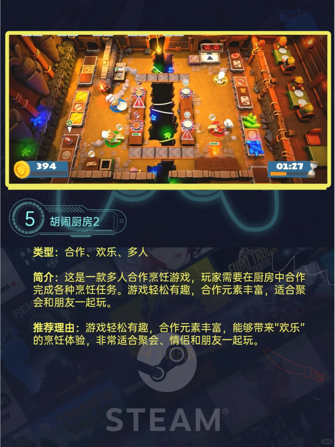 分享6款Steam游戏,适合多人/情侣联机玩