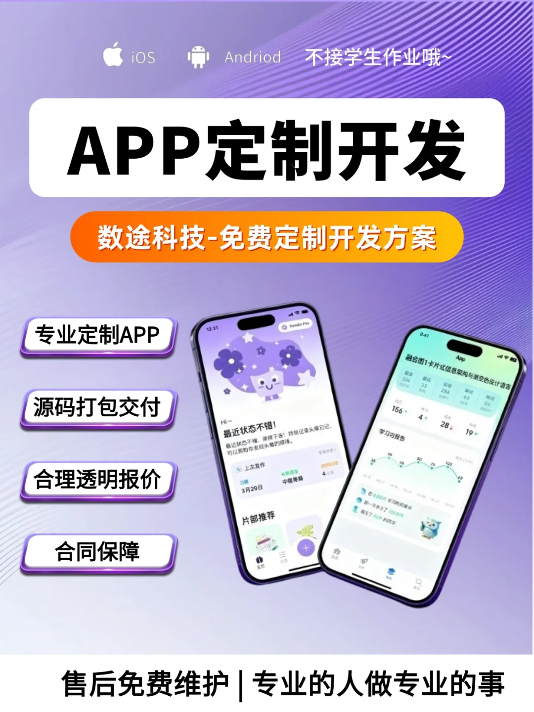 App定制开发，保姆级开发服务！❤️