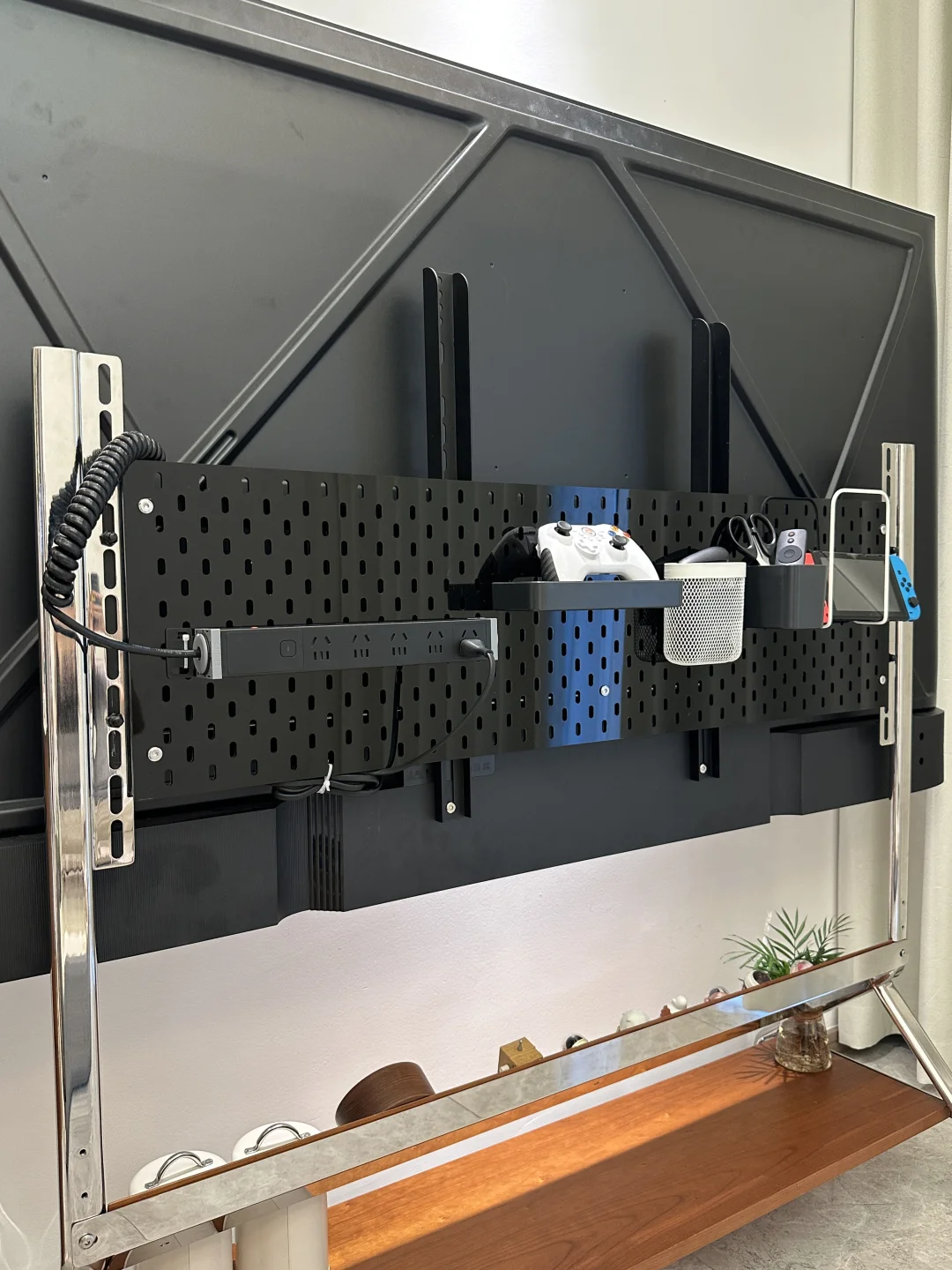 移动电视架半年亲测🙋2 个收纳小技巧